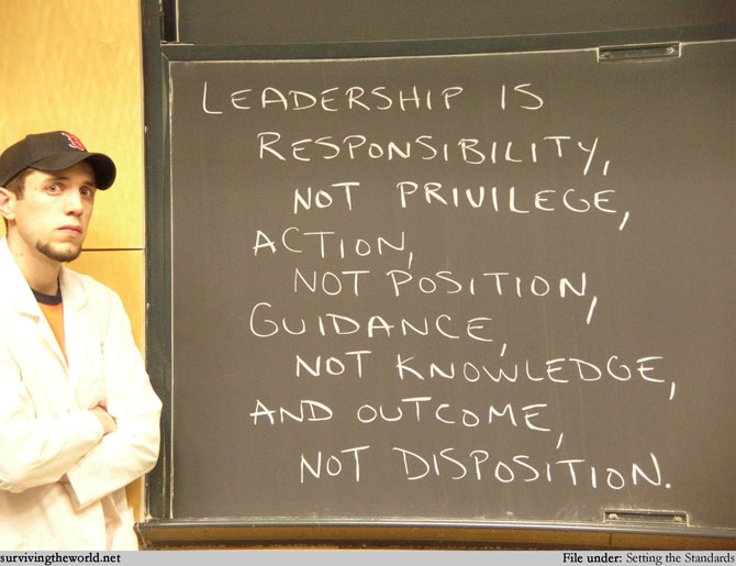 Leadership
is...
